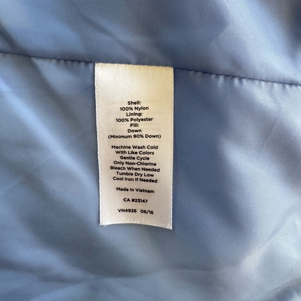 Talbots Sky Blue Quilted Vest NWOT‼️ - Picture 7 of 8